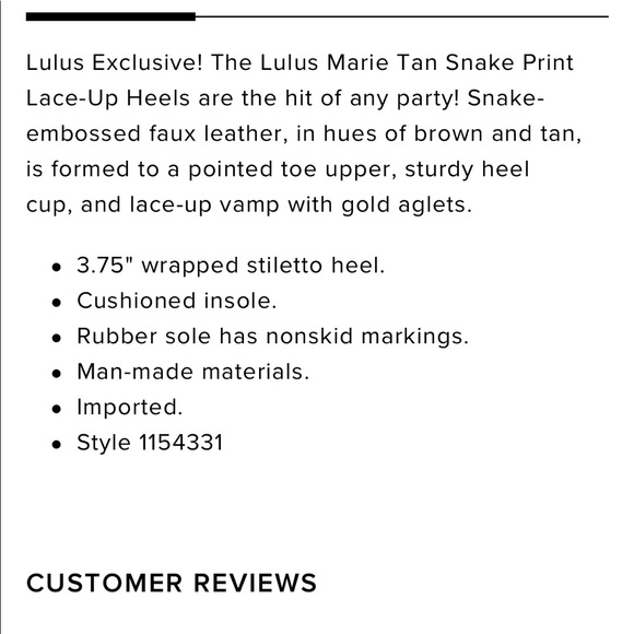 Tan Snake Print Lace Up Pumps - Picture 10 of 10